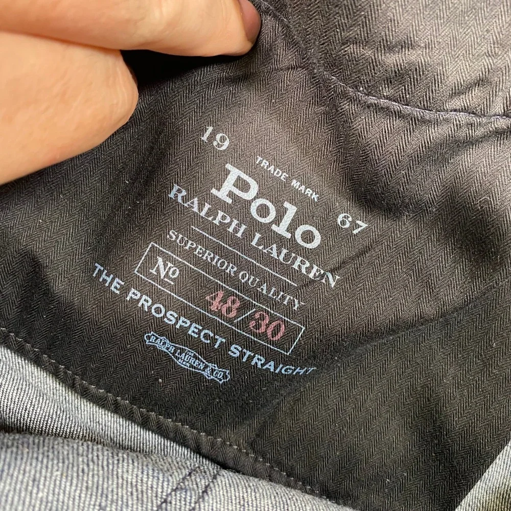 Polo Ralph Lauren Prospect Straight Mens Jeans 48x30 Dark Indigo Blue‎ Denim